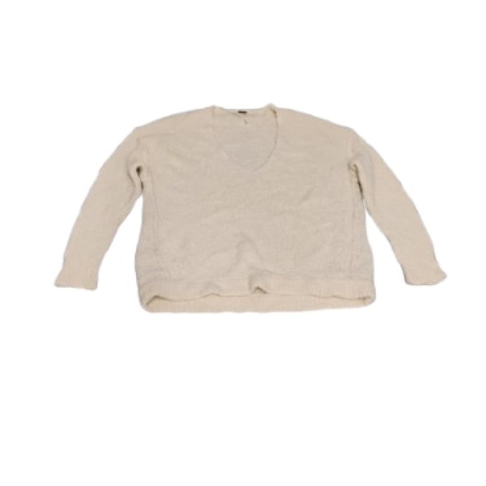 Free People Lofty V Neck Pullover Sweater Sz XS